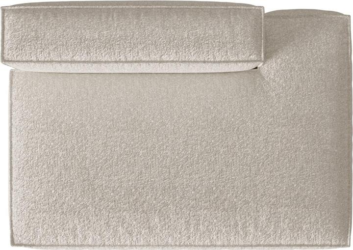 Image du produit Micadoni Canapé Modulaire Droit Boucle, "Nuria", 3 Places, Beige, 110x165x72 Fabriqué en Europe (3 places, Canapé modulaire)