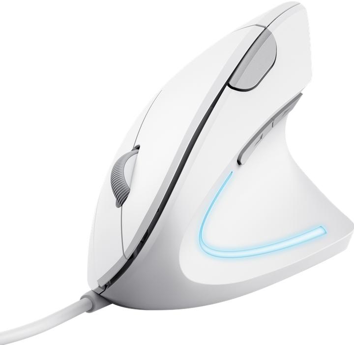 Actual product image Trust Verto Wired Ergo Mouse White (Cable)