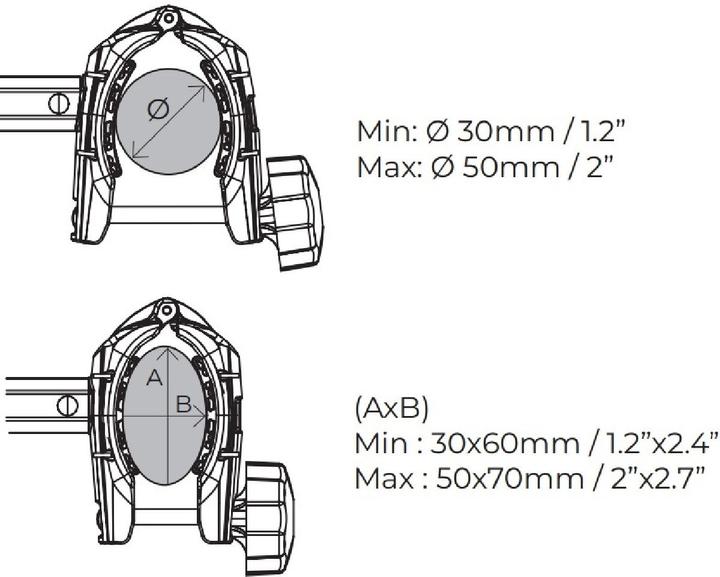Image du produit Menabo Support de cadre extra long