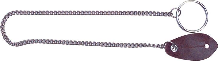 Reiher Schlüssel- und Messerkette -, Länge 400 mm, Stahl vernickelt