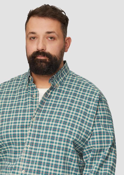 Immagine prodotto S.Oliver Hemd Hemd mit Button-Down-Kragen aus Baumwollstretch (5XL)