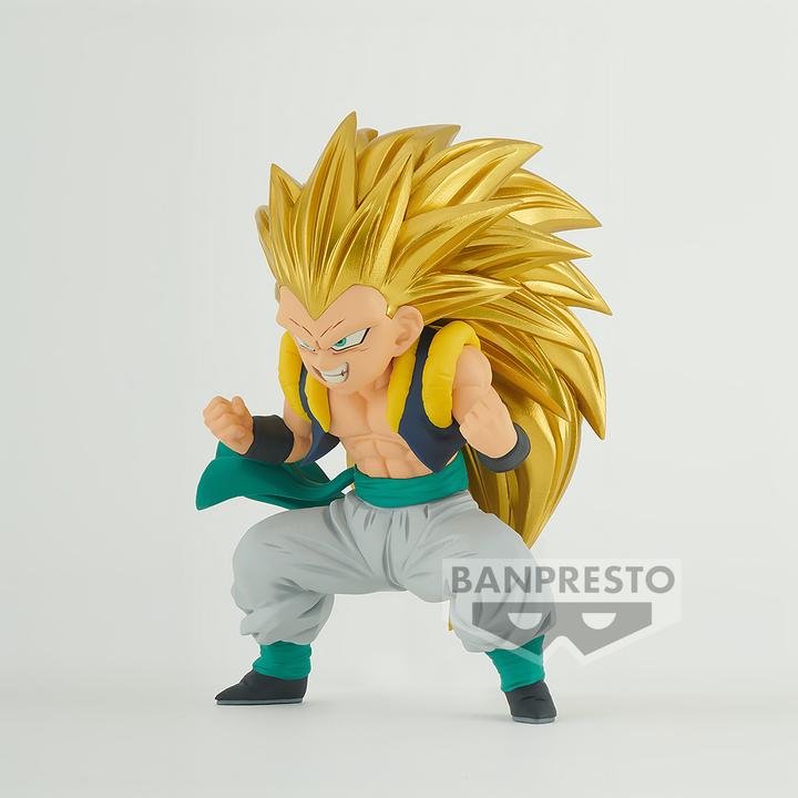 Actual product image Banpresto Dragon Ball Z - Blood Of Saiyans - Special XVI - Gotenks SSJ3 Statue 9cm