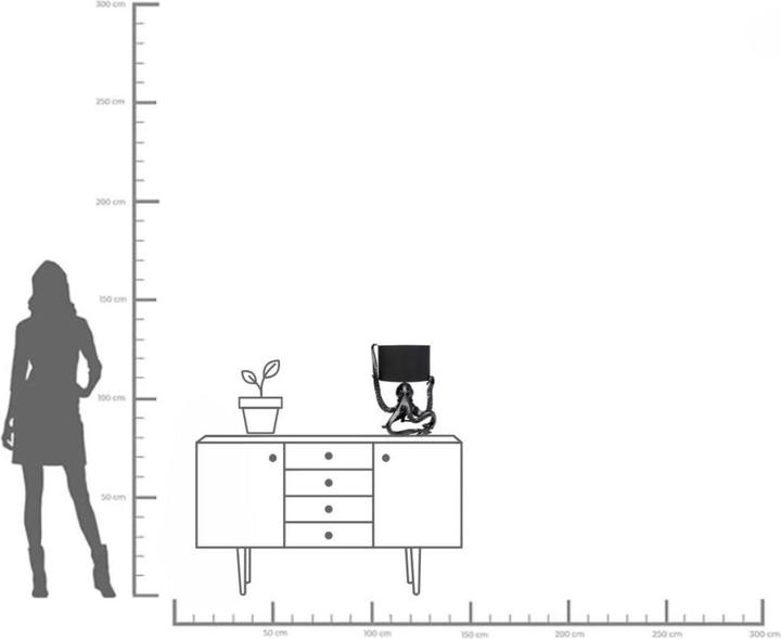 Actual product image Kare Design Octopus table lamp black 47cm (E27)