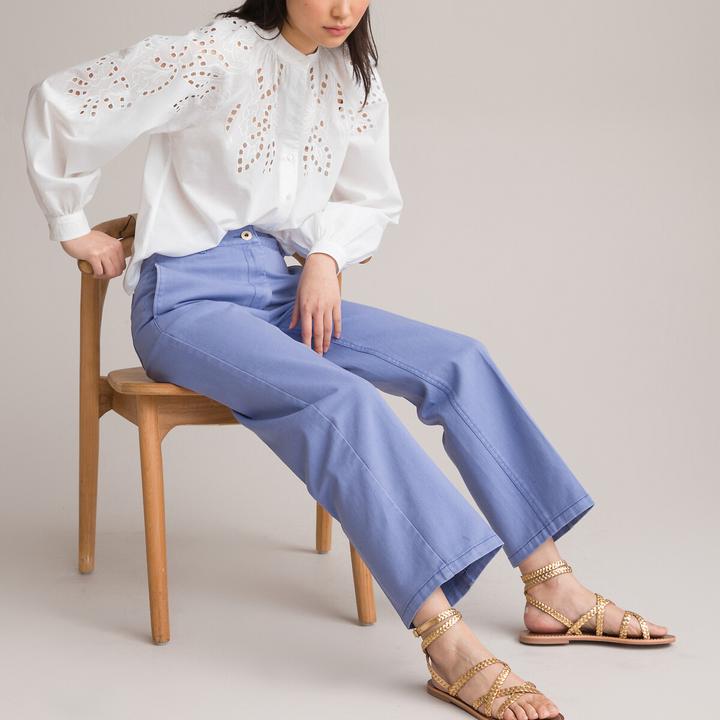 Produktbild La Redoute Collections Geflochtene Sandalen Signature aus Leder (36)