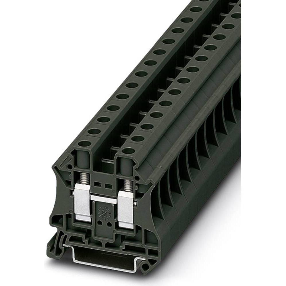 Phoenix Contact Feed-through terminal block - UT 10 BK, Cavo + Spina elettrica, Nero