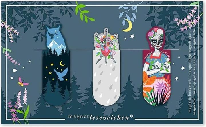 Image du produit Magnetische Lesezeichen Magic Night 3 Stk