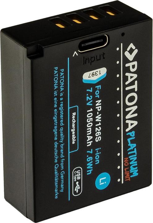 Produktbild Patona Platinum USB-C Fujifilm NP-W126S (Kamera Akku)