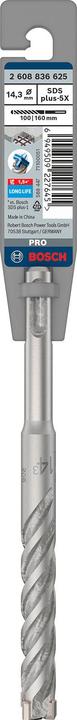 Produktbild Bosch Professional Zubehör PRO SDS plus-5X Hammerbohrer, 14,3 x 100 x 160 mm (14.3 Millimeter)
