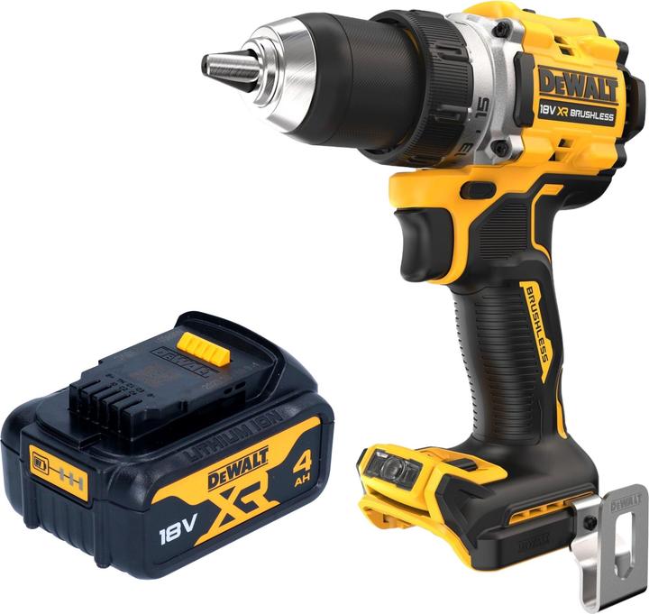 Productafbeelding DeWalt DCD 800 N accuboormachine 18 V 90 Nm borstelloos + 1x oplaadbare accu 4.0 Ah - zonder oplader (Oplaadbare batterij)