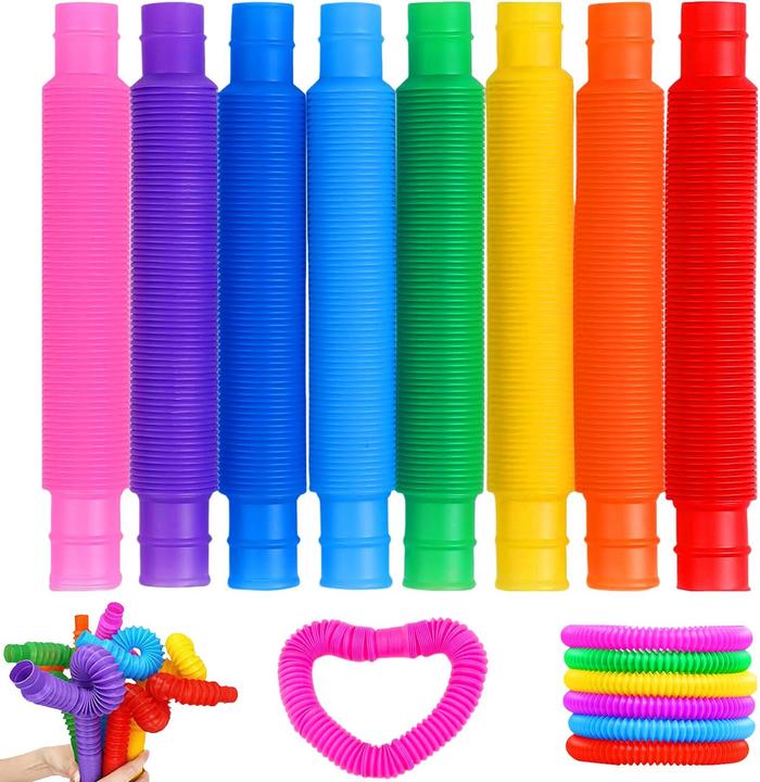 Activity Board 24 stück Pop + Röhren, Mini Pop Röhren Sensoren Spielzeug Pop Tube Spielzeug