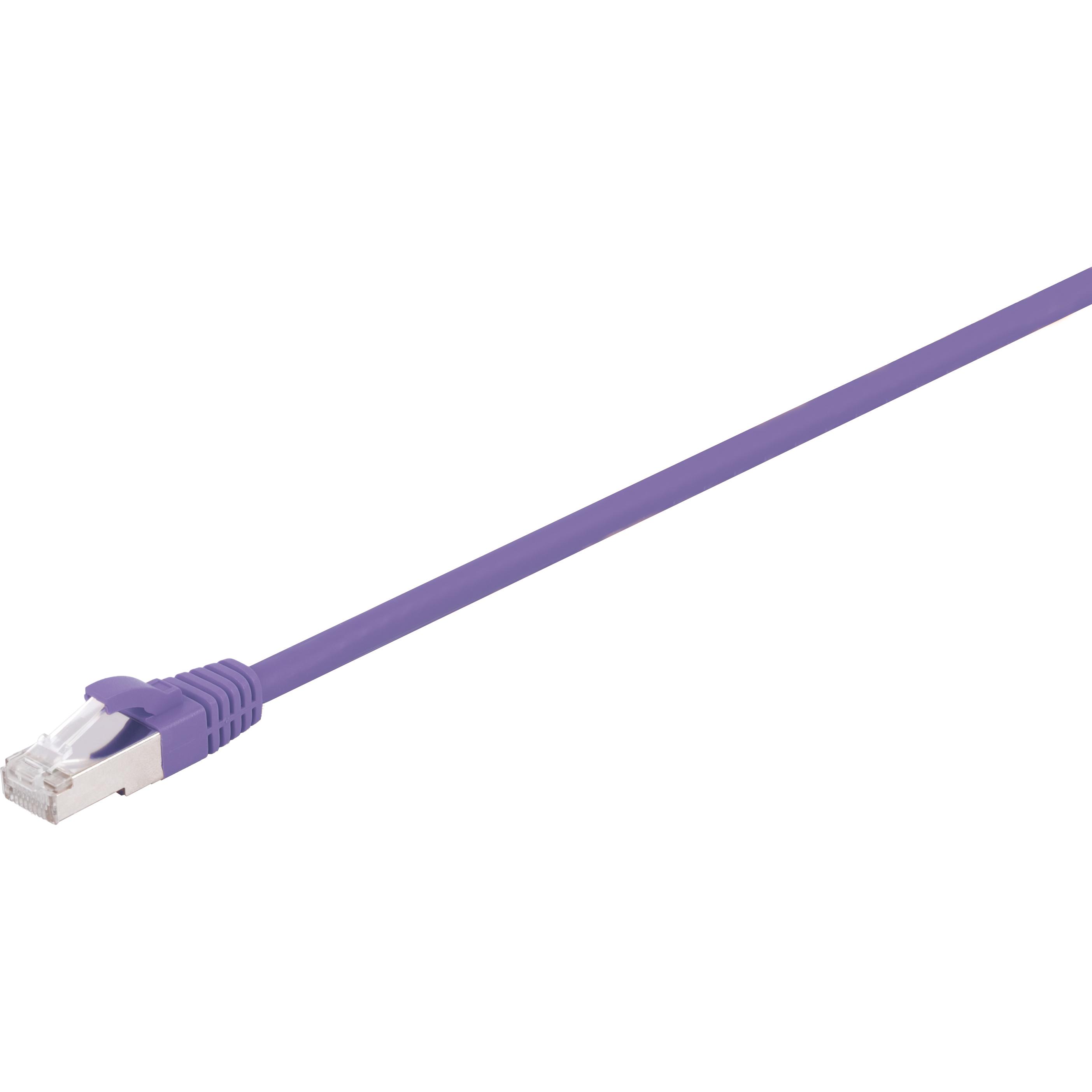 Fuj Tek CAT6A S/FTP Network Cable, 15 m, purple (S/FTP, CAT6a, 15 m), Netzwerkkabel