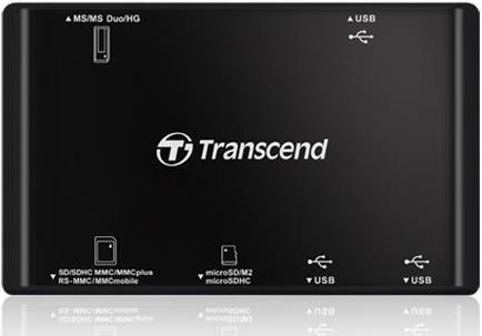 Actual product image Transcend TS-RDP7K, USB 2.0 card reader, USB hub (USB 2.0)