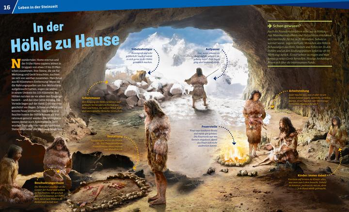 Produktbild Tessloff Steinzeit. Die Zähmung des Feuers (Deutsch, Dr. Andrea Schaller, Elisabetta Ferrero Milan Illustrations Agency, Nikolai Smirnov, 2017)