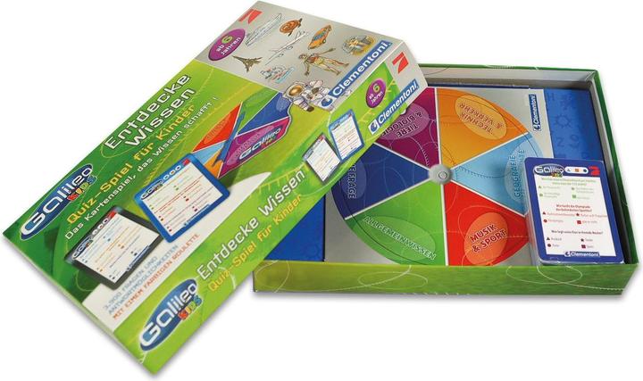Immagine prodotto Clementoni Galileo: Scoprire la conoscenza gioco a quiz per i bambini (Tedesco)