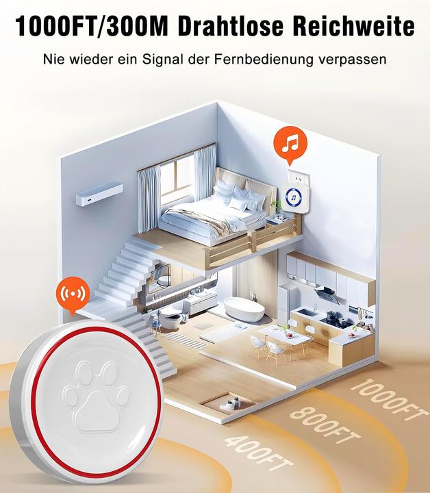 Actual product image ChunHee Katzen- und Hundeklingel (Wireless)