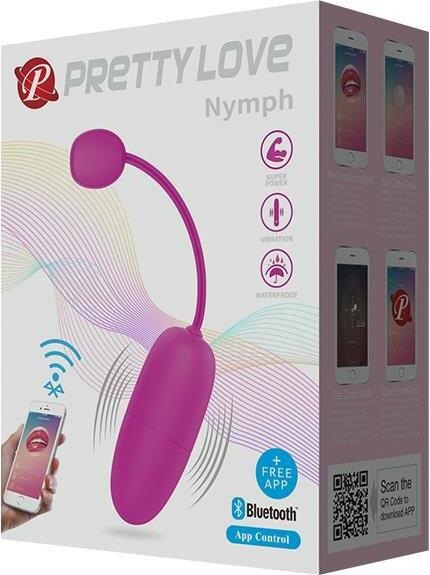 Actual product image Pretty Love Nymph Vibrating Egg with Movil APP
