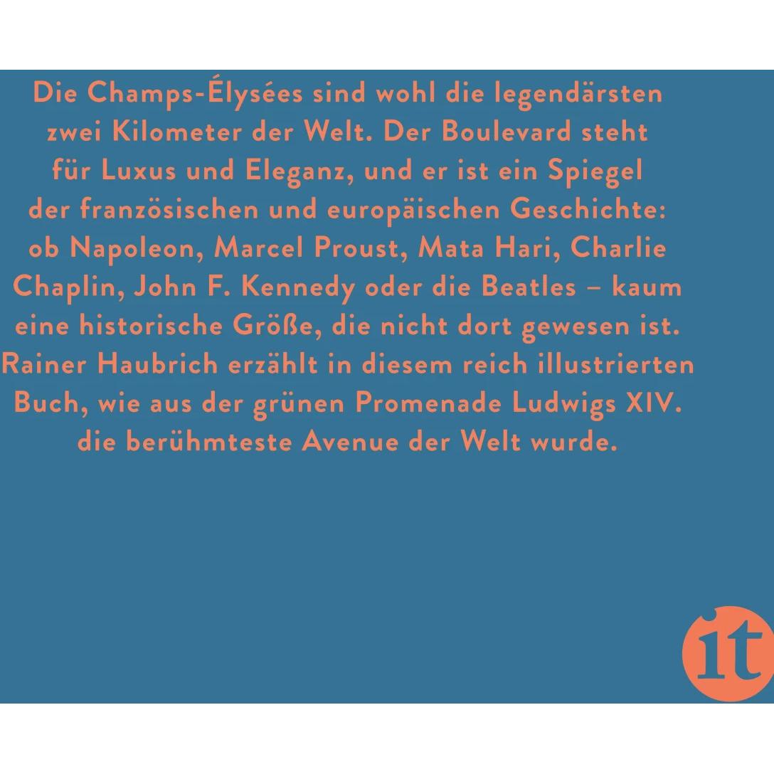 Thumbnail - Die Champs-Élysées, Fachbücher von Rainer Haubrich