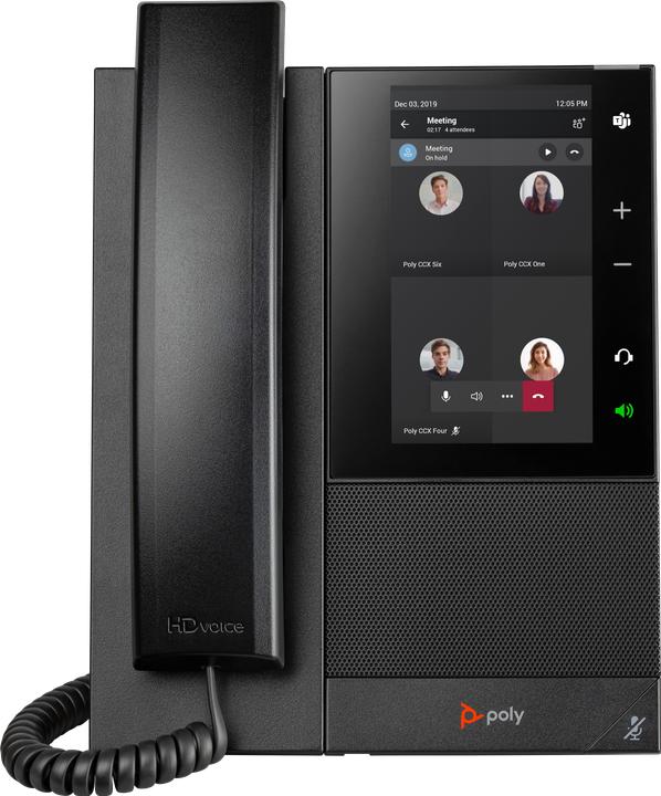 Actual product image HP Poly CCX 505 BMP MS PoE-e
