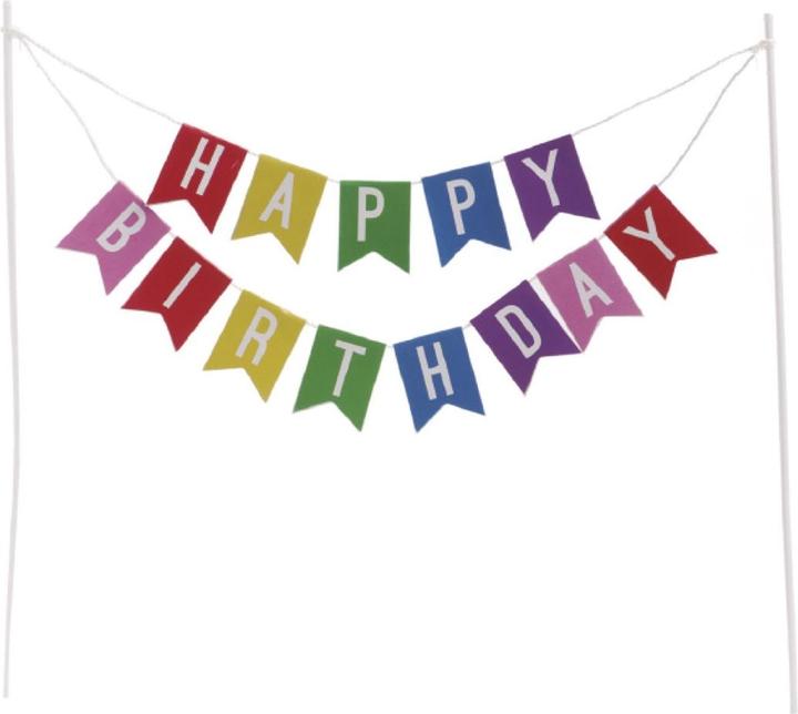 Dekora Happy Birthday-Girlande (1 Stk.)