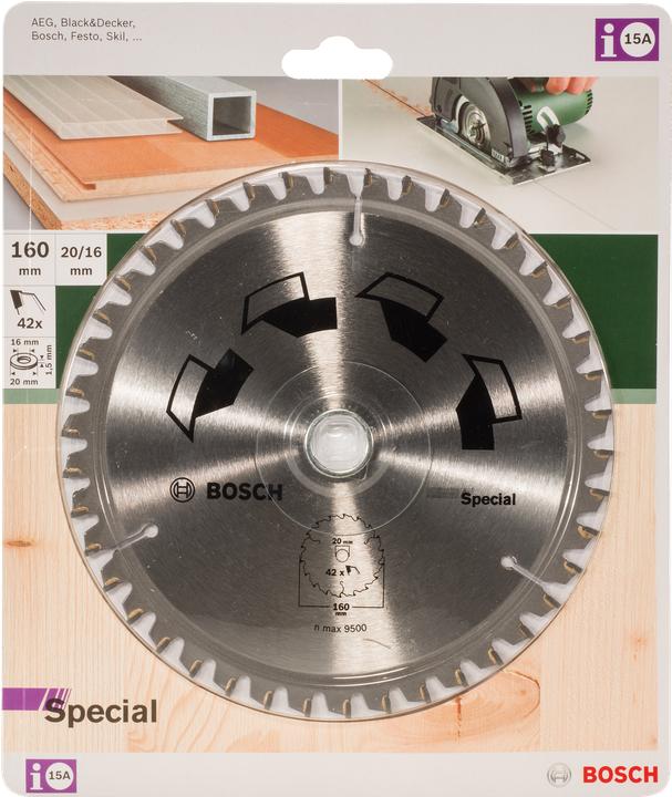 Productafbeelding Bosch Zubehör DIY KSB Speciaal 160x2x20/16 Z42