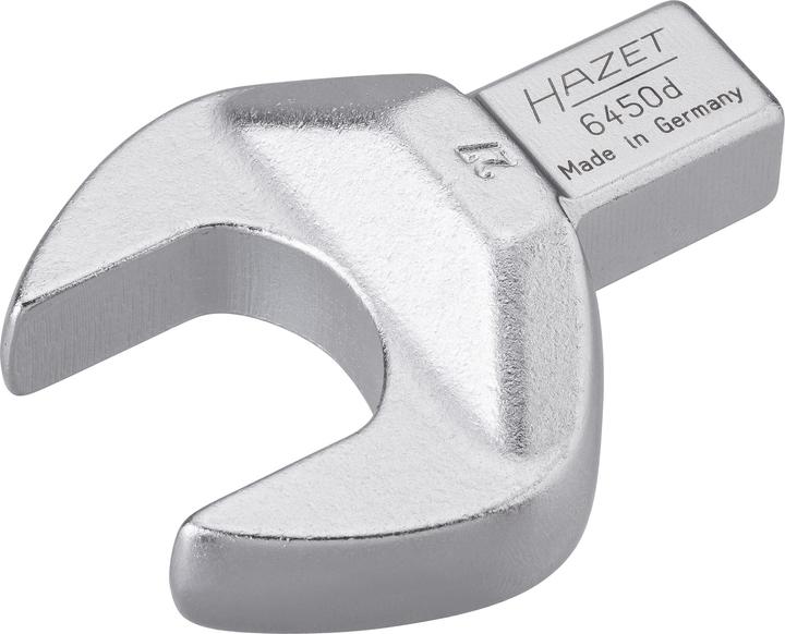 Actual product image HAZET Insert open-end wrench 6450D-27 ∙ Insert square 14 x 18 mm ∙ Outside hexagon profile ∙ 27 mm