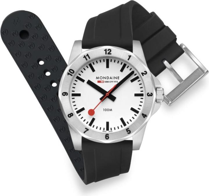 Produktbild Mondaine MSN.4211B.RB Numeri (Swiss Made, Analoguhr, 42 mm)