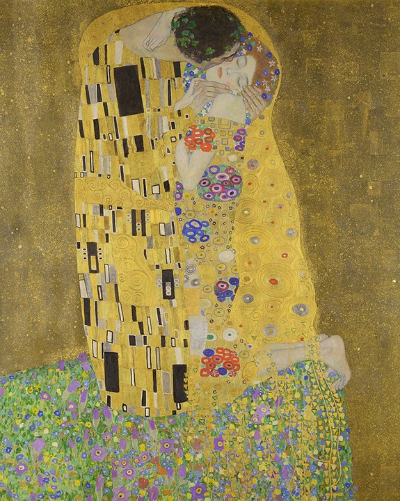 Produktbild Figured'Art Malen nach Zahlen "Klimt - Der Kuss" 40 x 50 cm, auf Keilrahmen