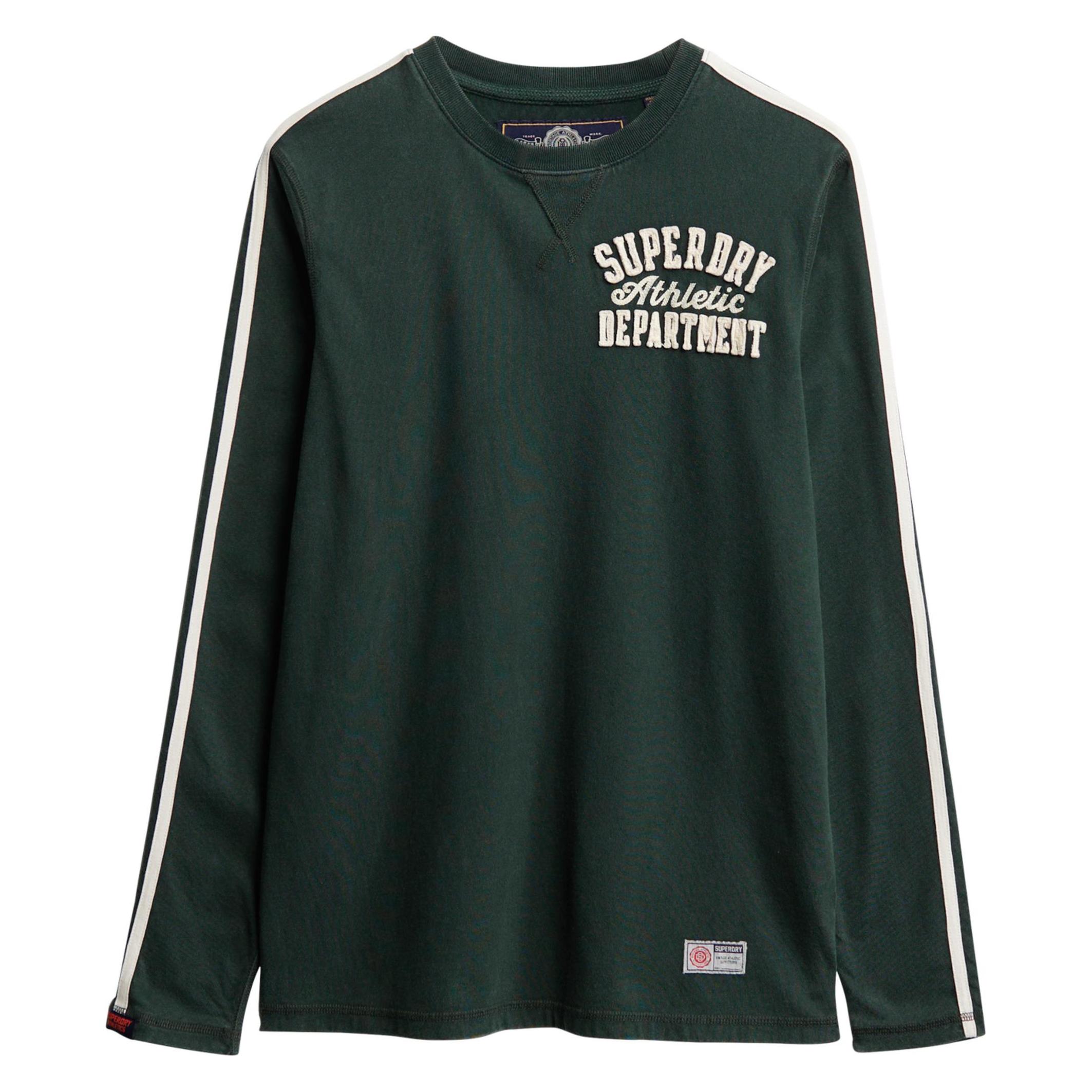 Superdry, Blusen, Vintage Athletic Langarmoberteil Mit Streifen, (M)