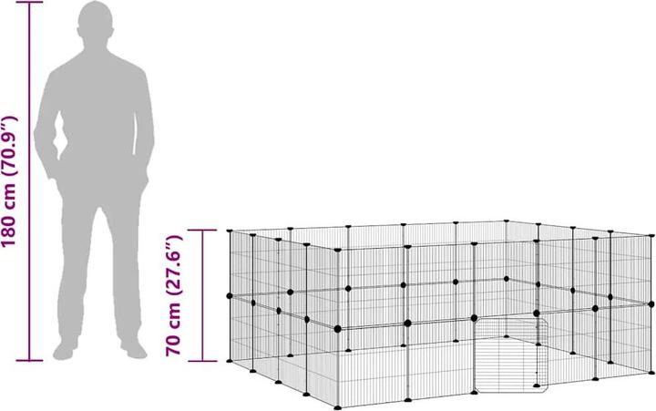Produktbild vidaXL Haustierkäfig