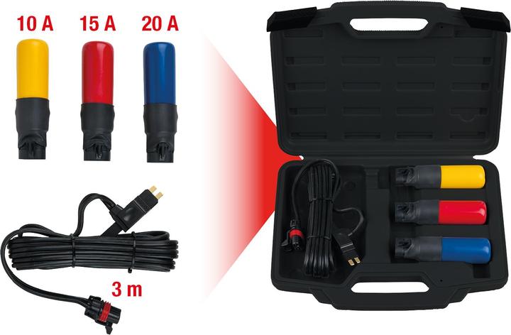 Immagine prodotto KS Tools Set di interruttori (10A - 15A - 20A), 4 pezzi.