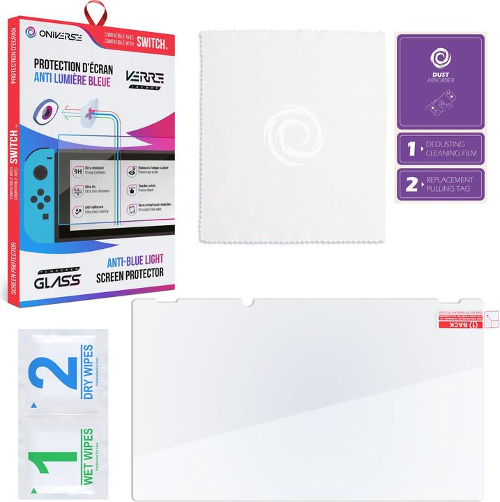 Actual product image Oniverse ONISPAB-SWI game console part/accessory Screen protector (Switch)