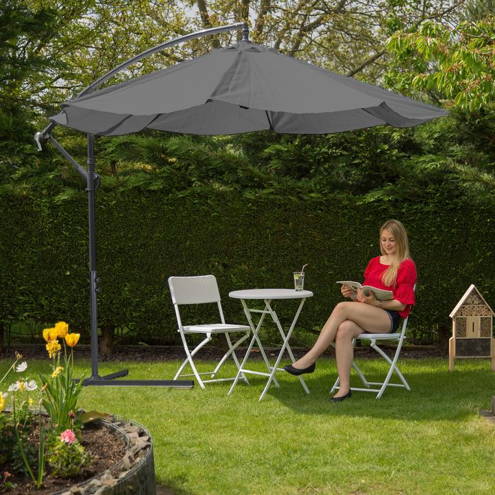Image du produit Relaxdays Parasol déporté (3 m)