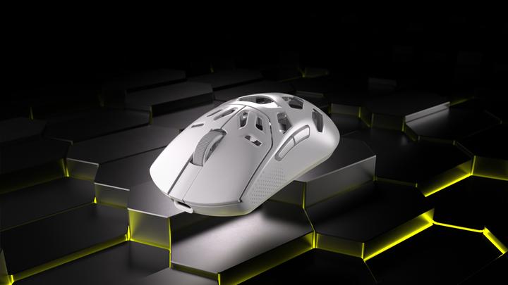 Corsair Sabre V2 Pro MG Ultralight Wireless - Gaming Mus - Optisk - 6 knapper - Hvid (Cable, Wireless)