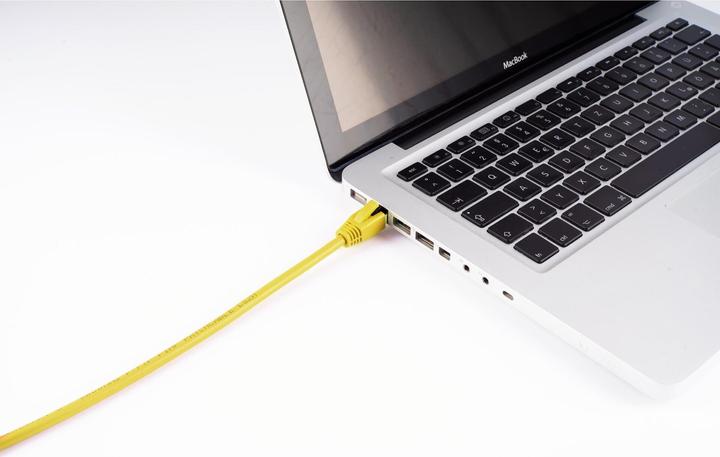 Actual product image Shiverpeaks ®-BASIC-S--Patch cable cat. 8.1 F/FTP PIMF LSZH yellow 0.5m (F/FTP, CAT8.1, 0.50 m)