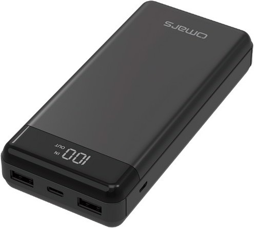 Actual product image Omars Power Bank with Digital Display (20000 mAh, 60 W, 74 Wh)