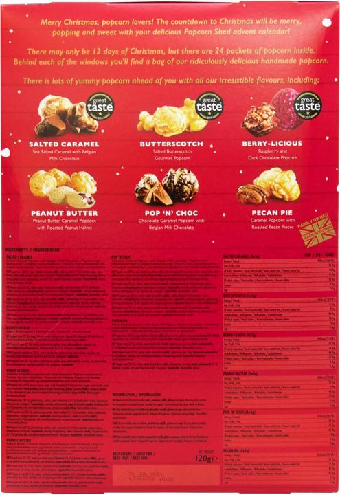Image du produit Popcorn Shed Calendrier de l'Avent - Popcorn gourmet