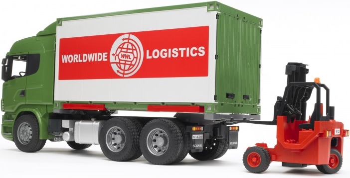 Produktbild Bruder Scania R-Serie LKW mit Container-Wechselbrücke