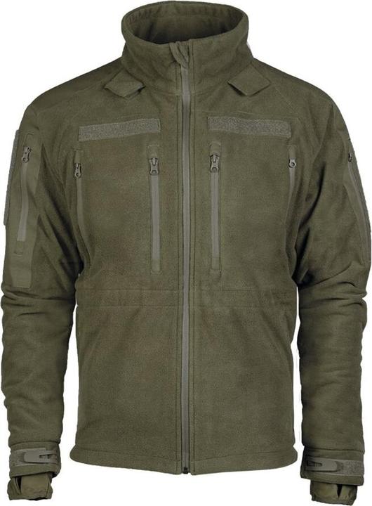 Mil-tec Kälteschutzjacke Fleece oliv-XXL (XXL)