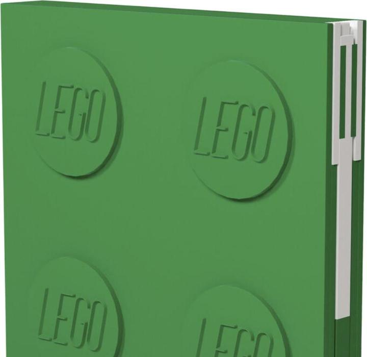 Actual product image LEGO Stationary Green Notebook with gel pen