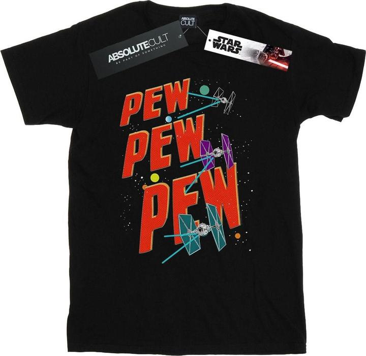 Actual product image Star Wars Mens Tie Fighters Pew Pew T-Shirt (4XL)