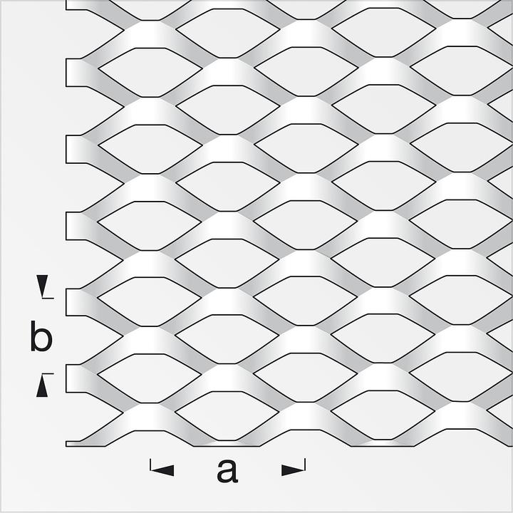 Produktbild Alfer Streckmetall (1000 mm, 200 mm, 2.80 mm)