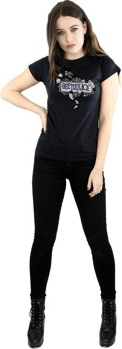 Produktbild Beetlejuice Sandwurm Logo TShirt aus Baumwolle (L)