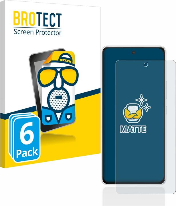 BROTECT Entspiegelungs-Schutzfolie Displayschutz Matt (6 Stück, Samsung Galaxy A53 5G)