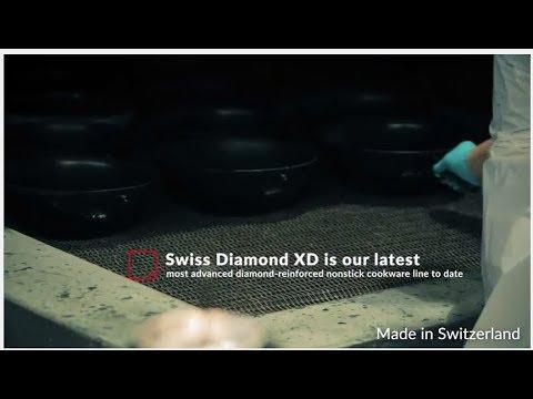 Image du produit Swiss Diamond Set de 10 poêles CLASSIC XD Noir (28 cm, Ensemble de casseroles et de poêles de cuisson, Aluminium)