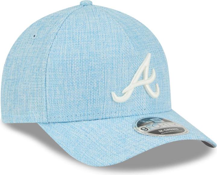 Actual product image New Era 9Forty M-Crown Cap - Weave Atlanta Braves Sky Blue (M)