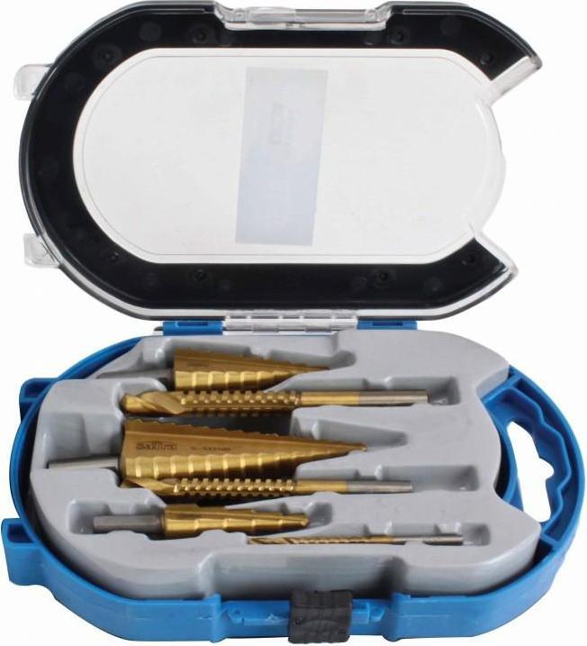 MGA SATRA WIERTŁA STOPNIOWE+FREZY 6el. (4-30mm)