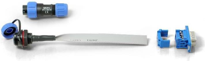 Actual product image Quwireless QRS232 - Outdoor RS232 Socket & Plug Set