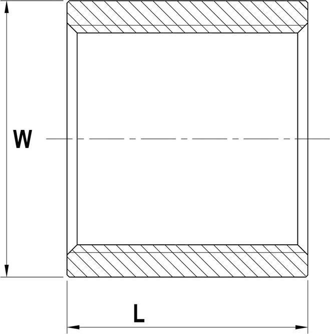 Produktbild Muffe EN 10241 NPS 1/2 ″ DN 15 mm (10 Stk.)