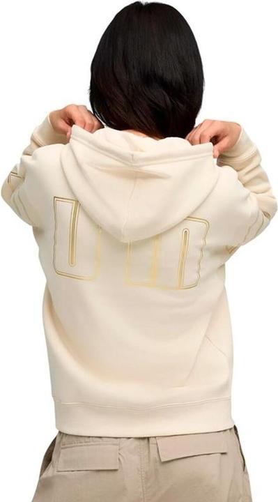 Produktbild Puma Damen Sweater mit Kapuze Maximal Metallic Beige (M)