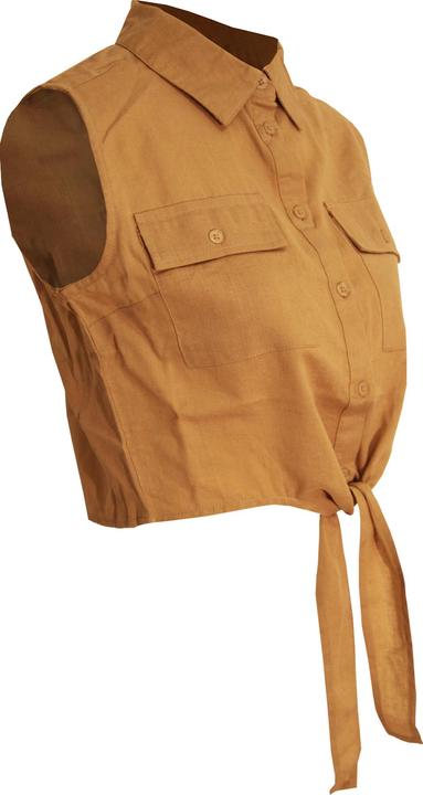 Immagine prodotto Brave Soul Donna/Ladies Elizabeth Tie Front Crop Shirt (L)